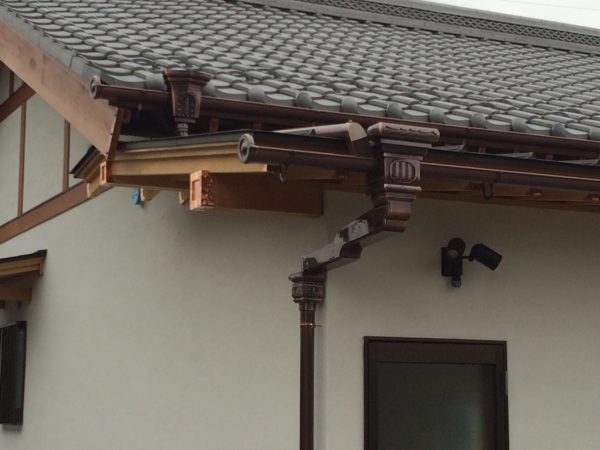 群馬県伊勢崎市の新築で雨樋工事をしてきました